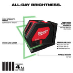 Green Cross Line Laser