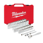 1/4" Drive 50pc Ratchet & Socket Set - SAE & Metric