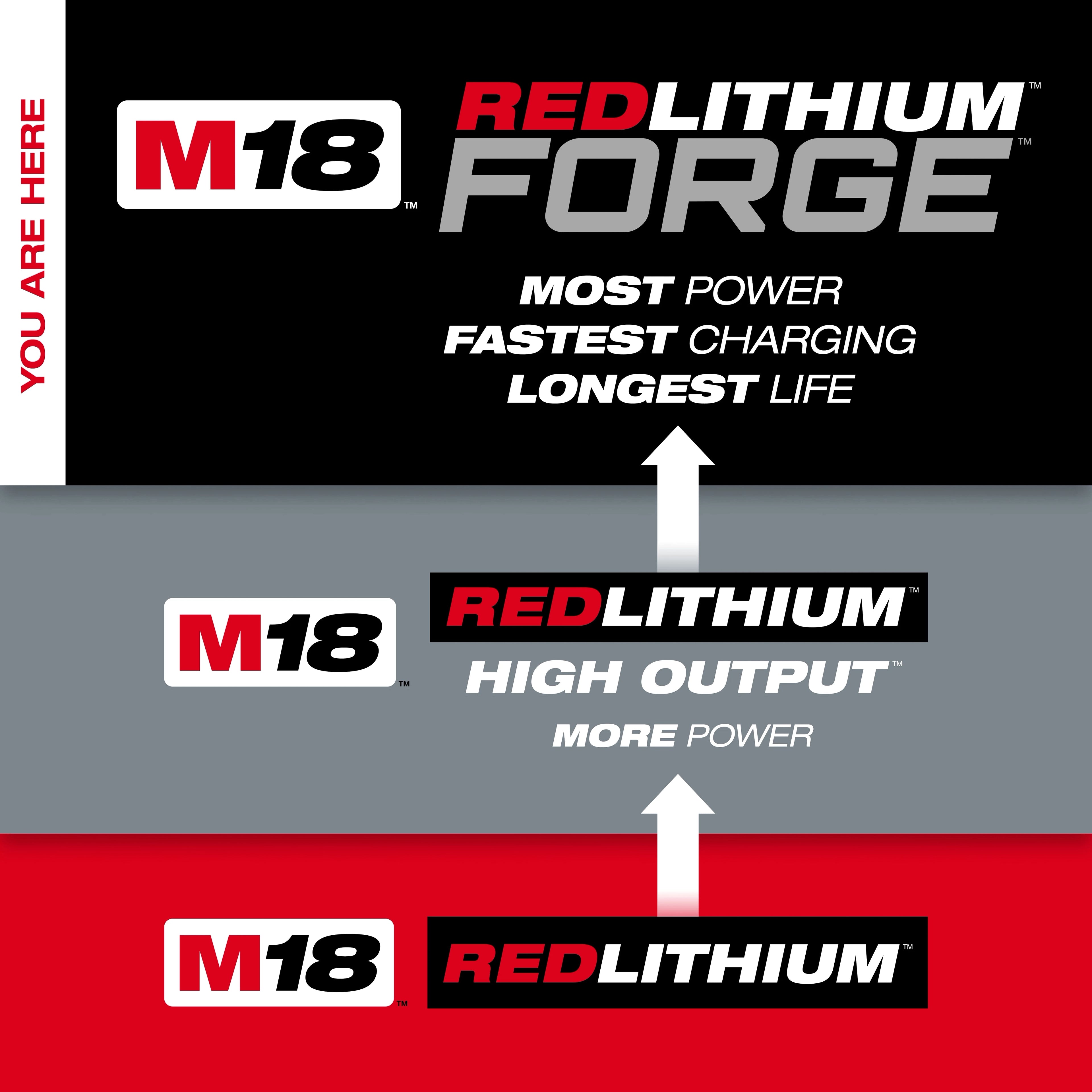 M18™ REDLITHIUM™ FORGE™ XC8.0 Battery (10 Pk)