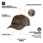 Waxed Canvas Adjustable Hat