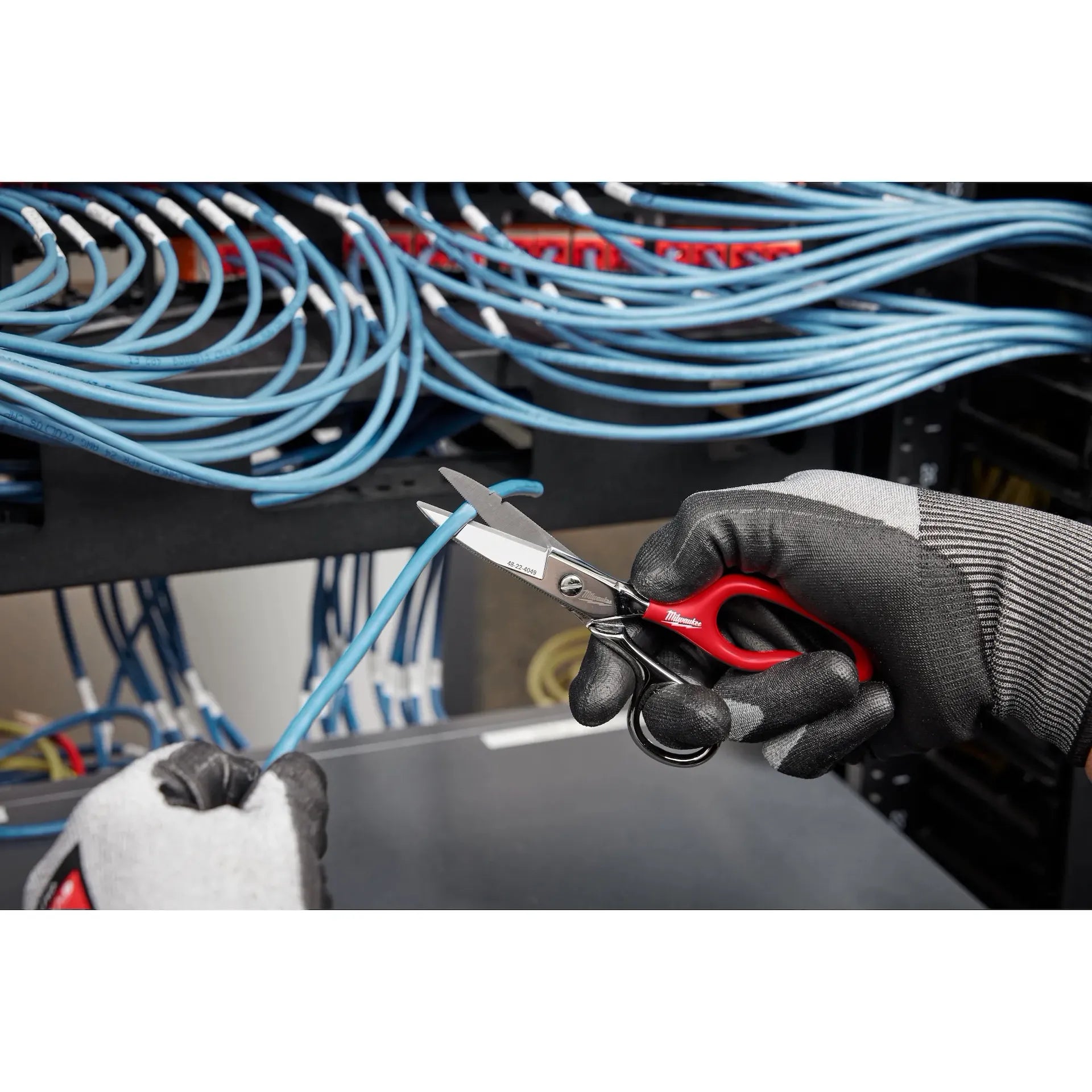 Electrician Scissors with Extended Handle