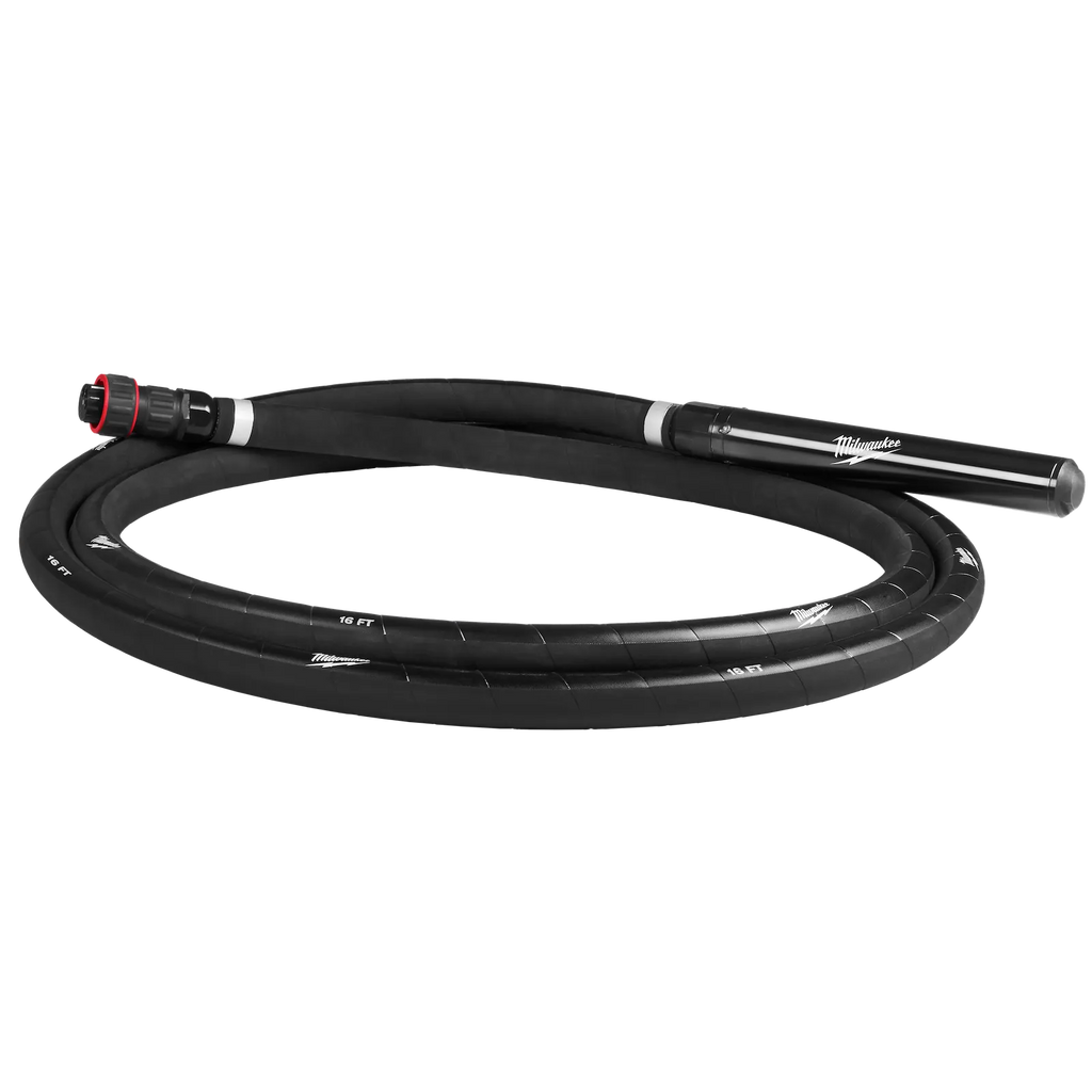 MX FUEL™ High Cycle Concrete Vibrator 16' Whip w/ 1.75" Head