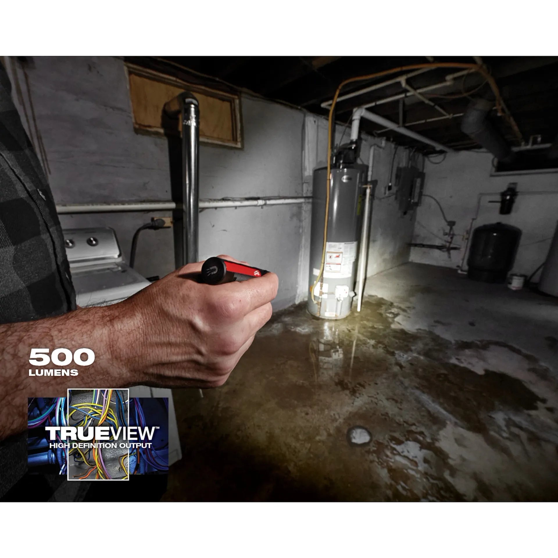 Milwaukee® Rechargeable 500L Everyday Carry Flashlight w/ Magnet