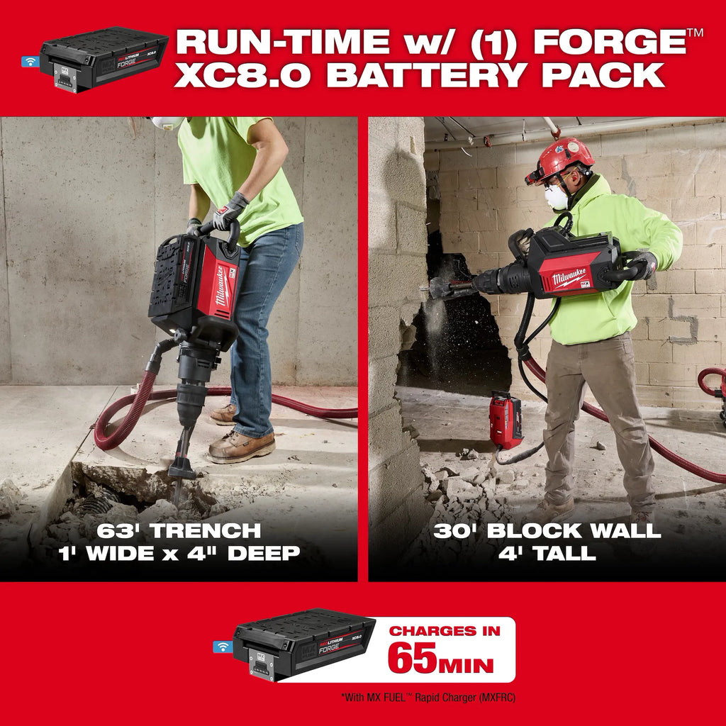 MX FUEL™ 27 lb SDS MAX Demolition Hammer