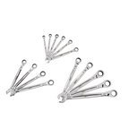 15pc Ratcheting Combination Wrench Set - Metric