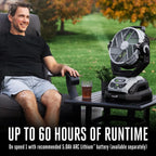 10" Oscillating Misting Fan