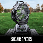 10" Oscillating Misting Fan
