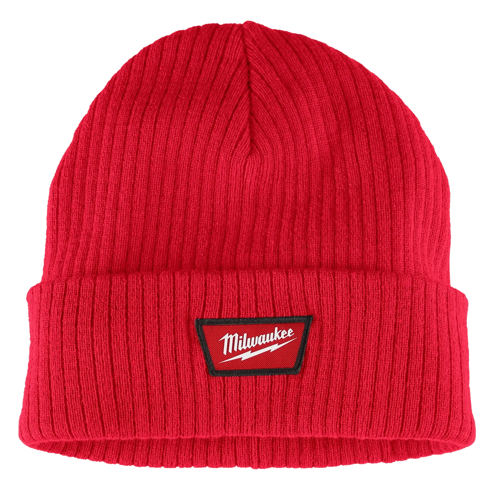 Rib-Knit Cuffed Beanie