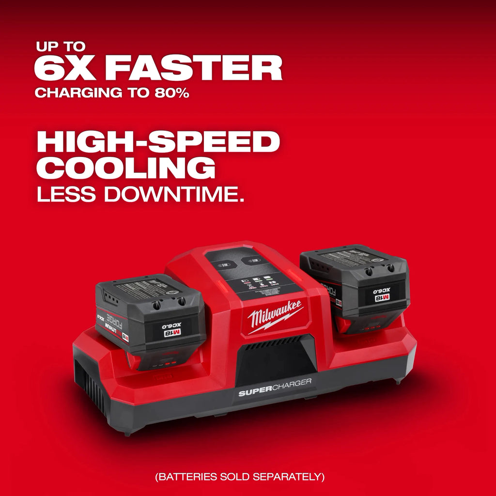 M18™ Dual Bay Simultaneous Super Charger