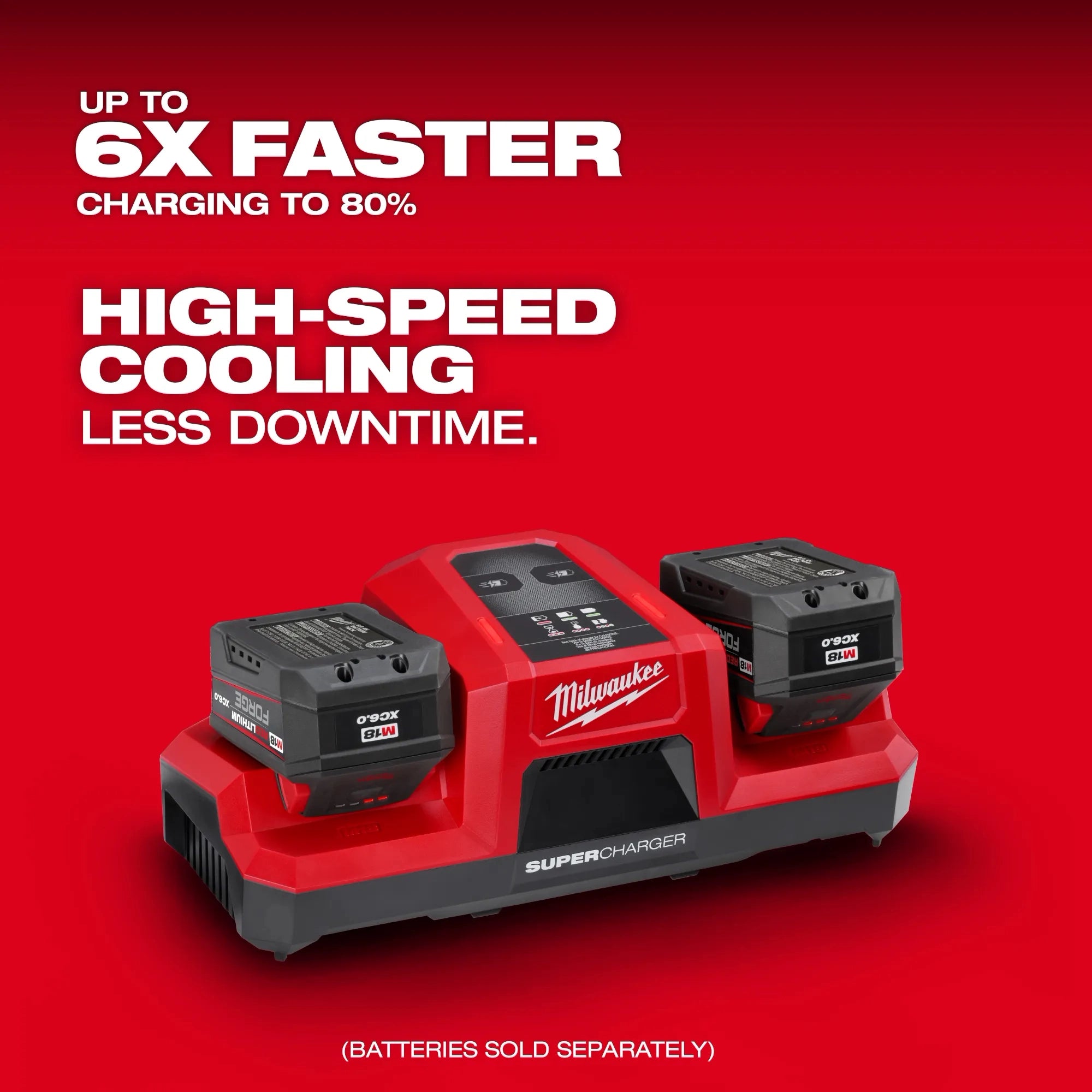 M18™ Dual Bay Simultaneous Super Charger