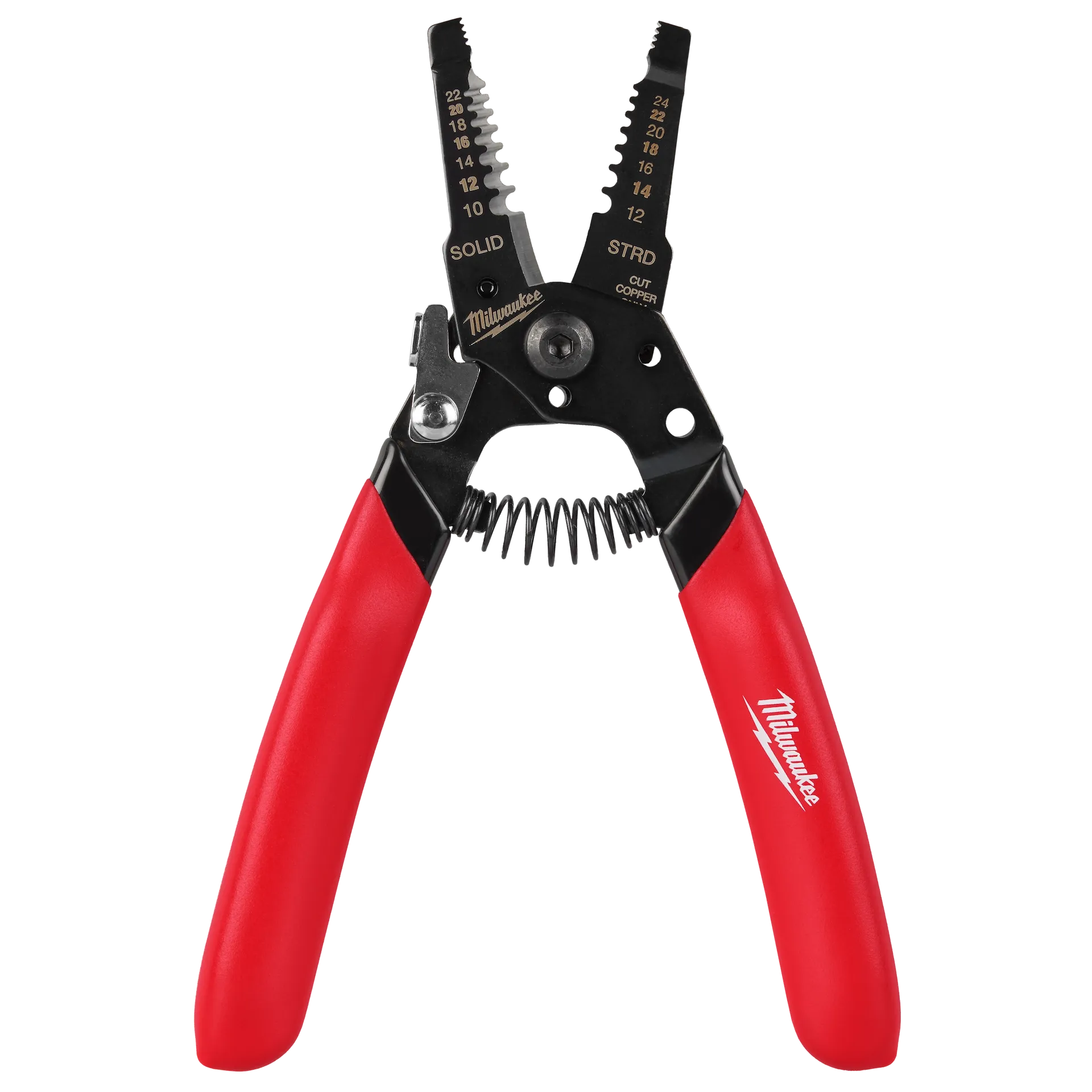 10-24 AWG Compact Dipped Grip Wire Stripper & Cutter