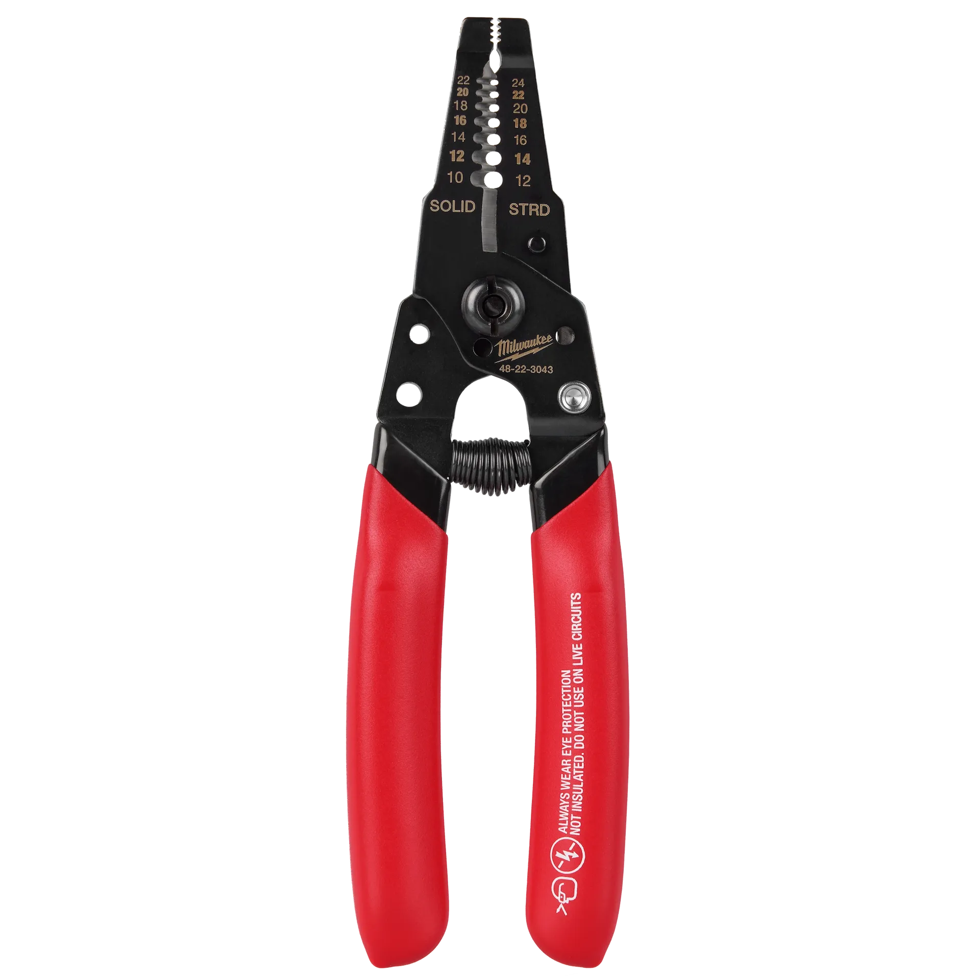 10-24 AWG Compact Dipped Grip Wire Stripper & Cutter