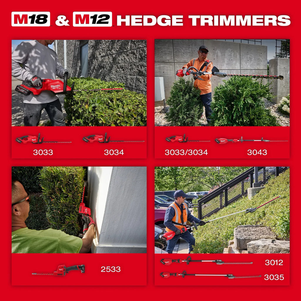 M18 FUEL™ Extended Pole Articulating Hedge Trimmer