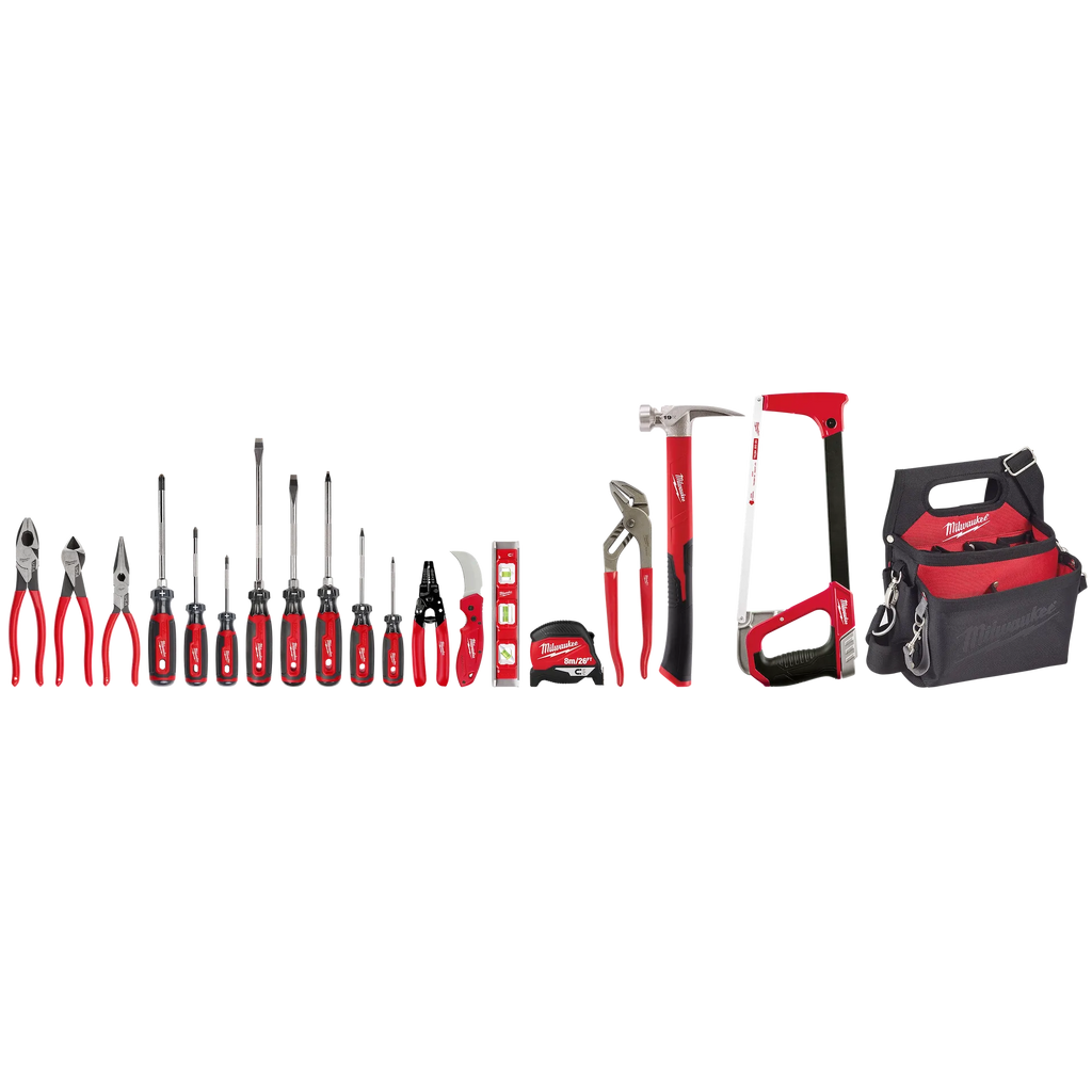 19 PC. Electrician's Hand Tool Set