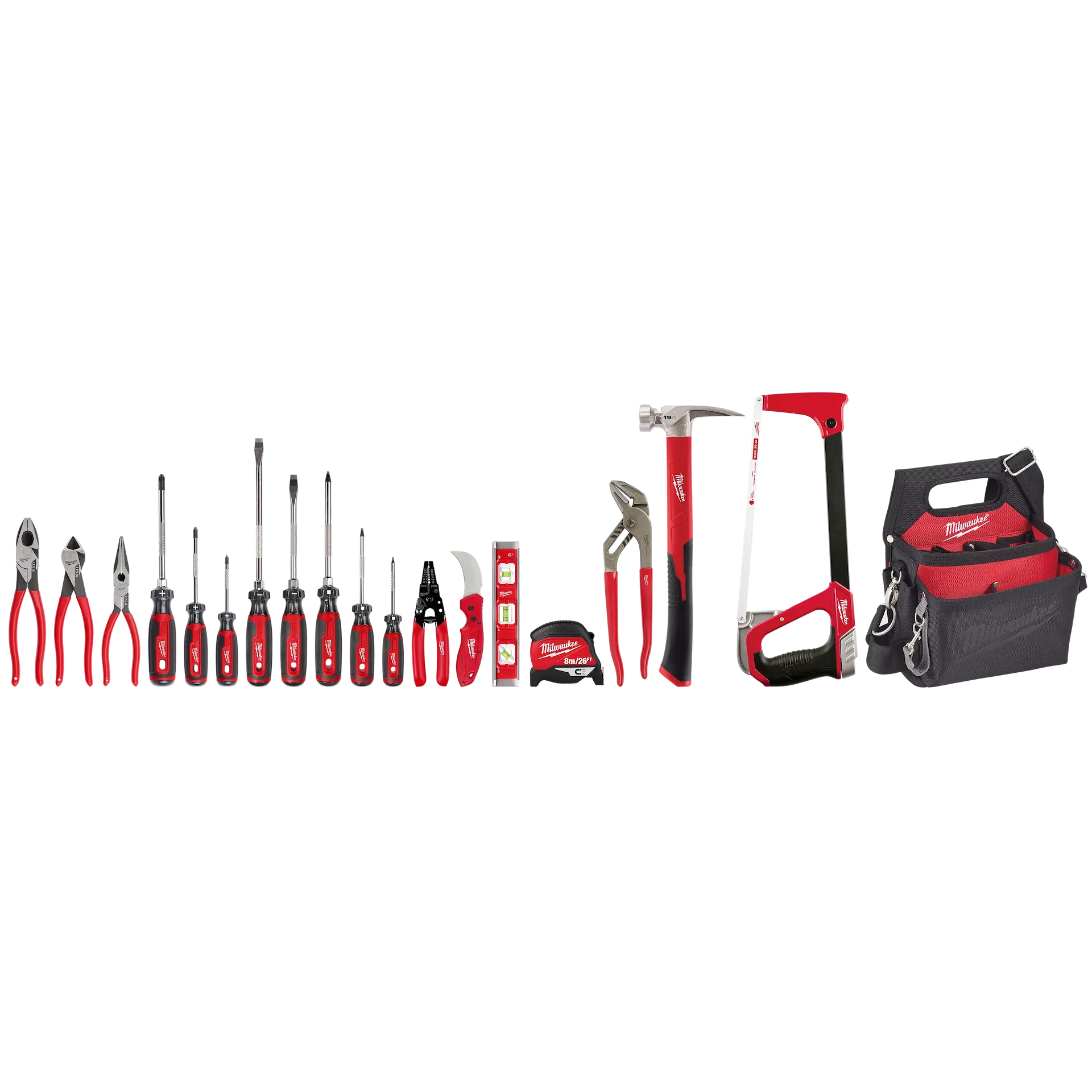 19 PC. Electrician's Hand Tool Set