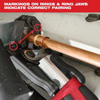 1/4" - 7/8" RLS® Pivoting Press Ring Kit for M18™ FORCE LOGIC™ Press Tool