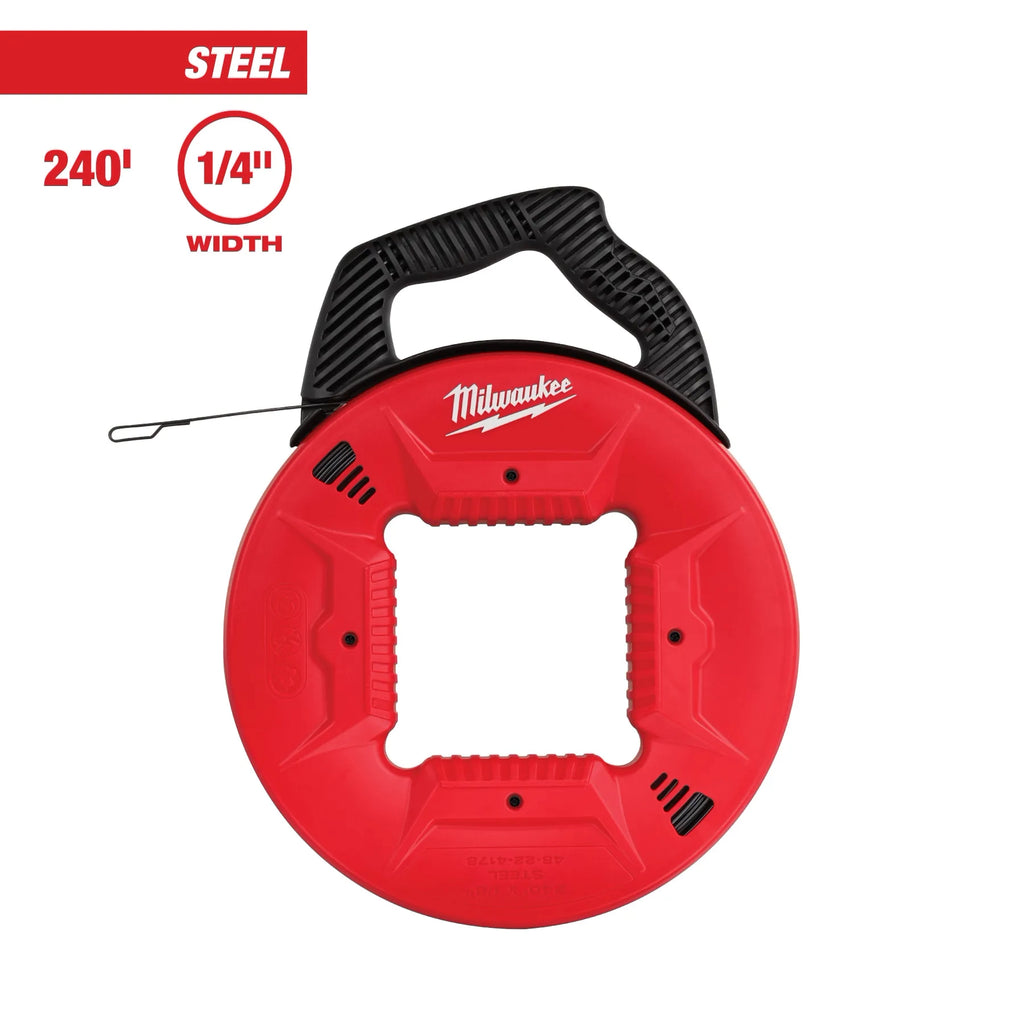 240' 1/8" Steel Fish Tape