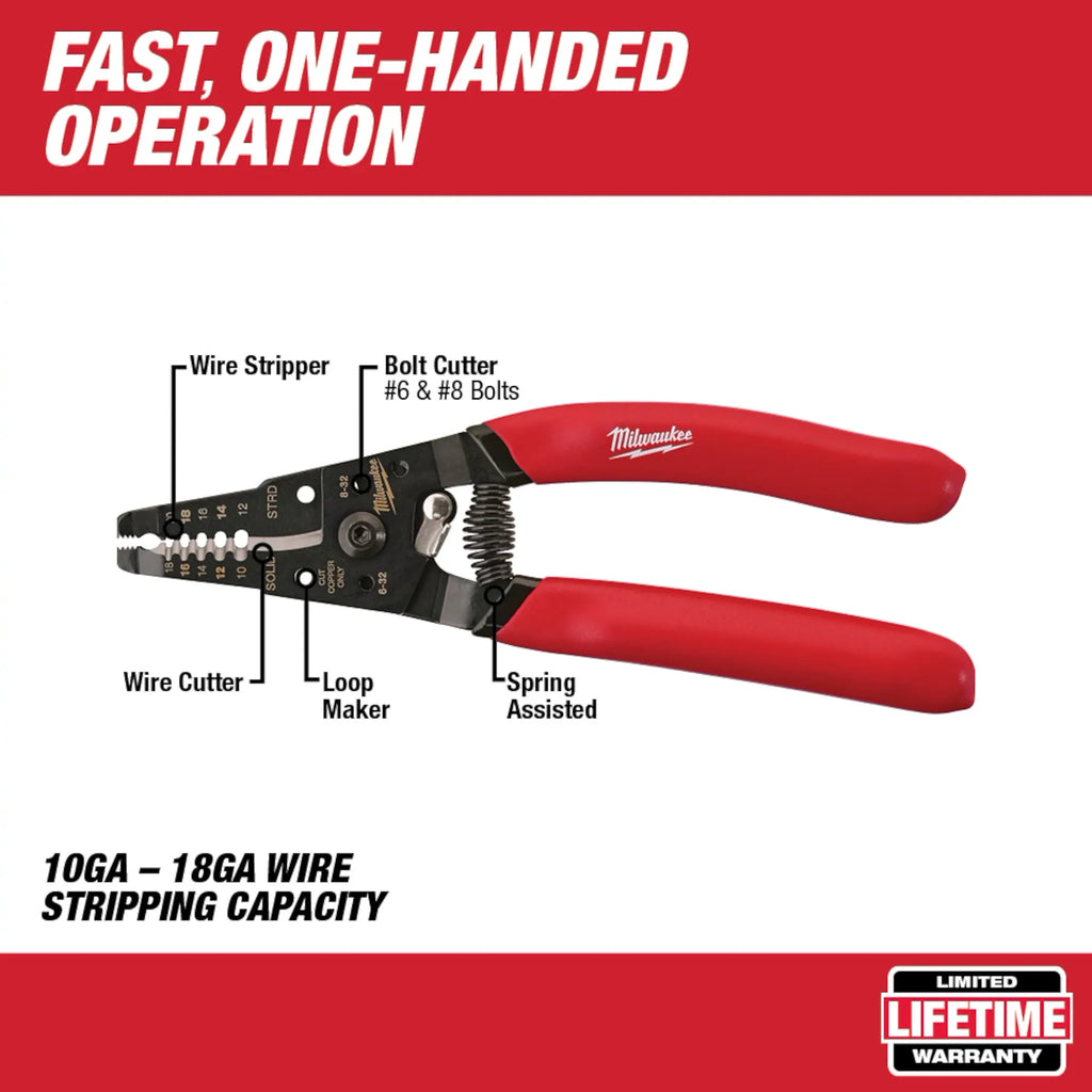 Wire Stripper/Cutter for Solid & Stranded Wire