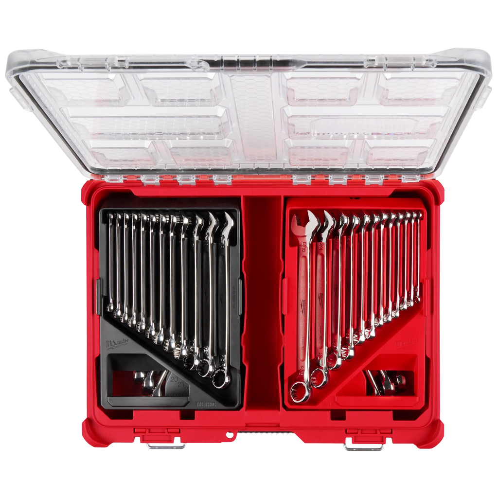 30pc Metric & SAE Combination Wrench Set with PACKOUT™ Organizer