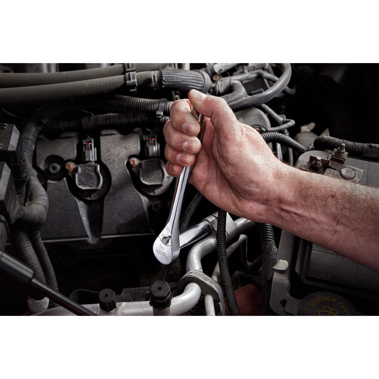 242pc. 1/4”, 3/8”, & 1/2” Drive Metric & SAE Ratchet & Socket Set with Trays for PACKOUT™ Drawers
