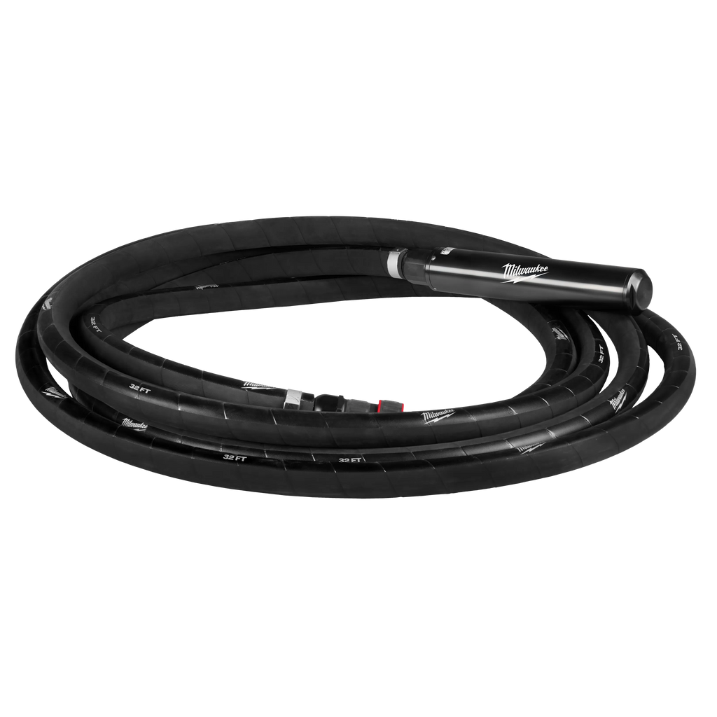 MX FUEL™ High Cycle Concrete Vibrator 32' Whip w/ 1.75" Head