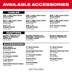 MX FUEL™ Sewer Drum Machine w/ POWERTREDZ™ for 5/8“ - ¾“ Cable Kit