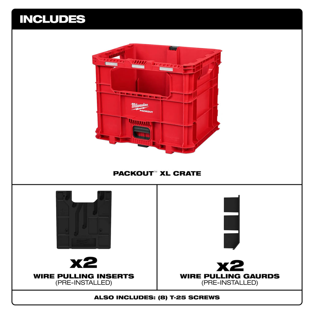 PACKOUT™ Wire Pulling XL Crate