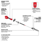 M18 FUEL™ Power Head w/ QUIK-LOK™ Pole Saw