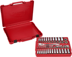 3/8" Drive 56pc Ratchet & Socket Set with FOUR FLAT™ SIDES - SAE & Metric
