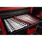 15pc Ratcheting Combination Wrench Set - SAE