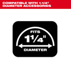 1-1/4” x 2’ to 6’ Expandable Hose
