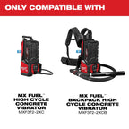 MX FUEL™ High Cycle Concrete Vibrator 7' Whip w/ 1.75" Head