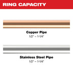 1/2" - 1-1/4" CTS-V Pivoting Press Ring Kit for M12™ FORCE LOGIC™ Press Tool