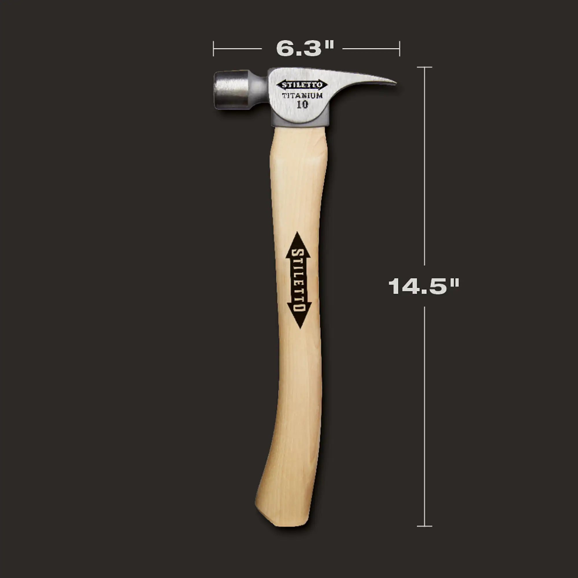 10oz Smooth/Curved Hickory