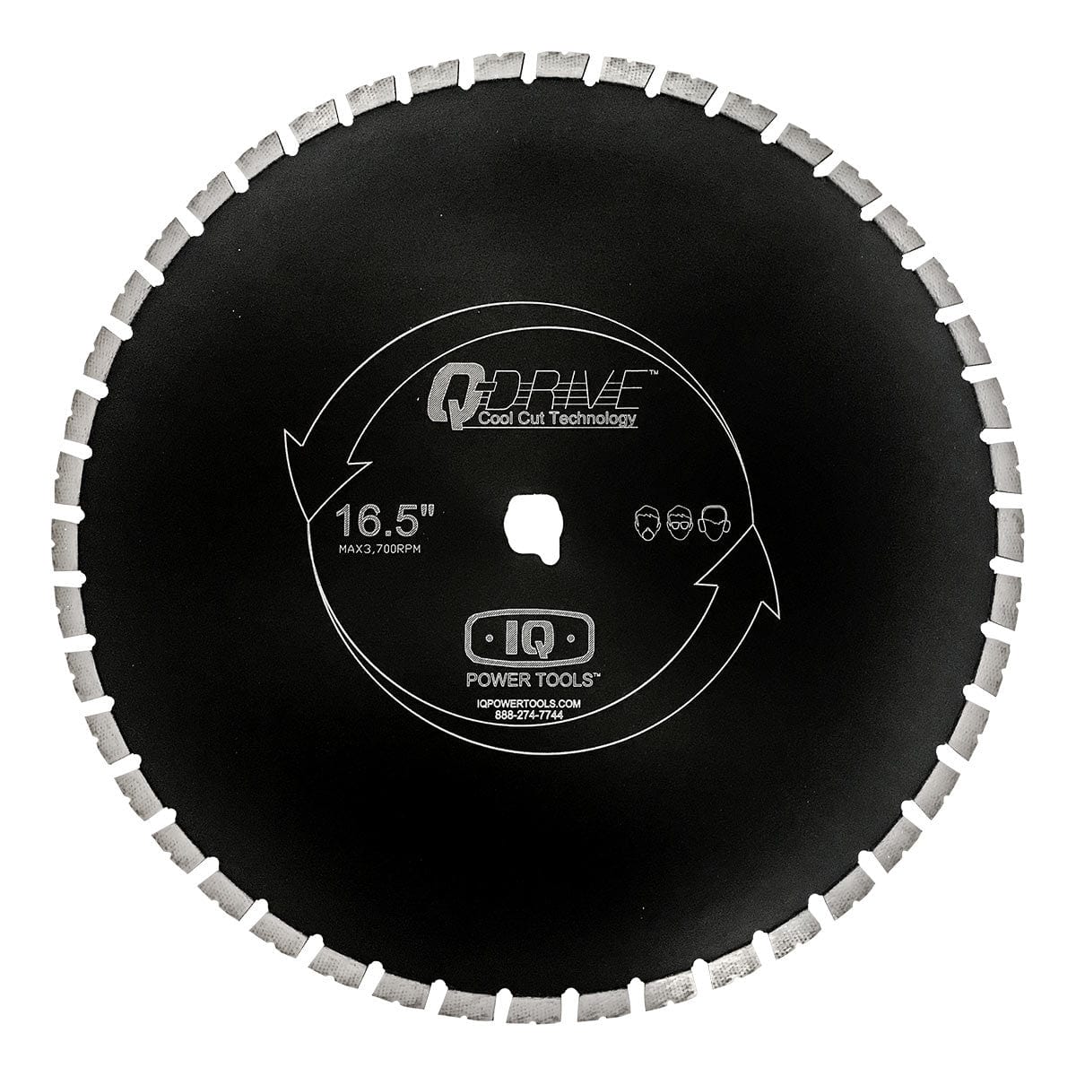 16.5" Q-Drive Arrayed Segmented Medium Soft Combination Blade Silent Core (Premium)