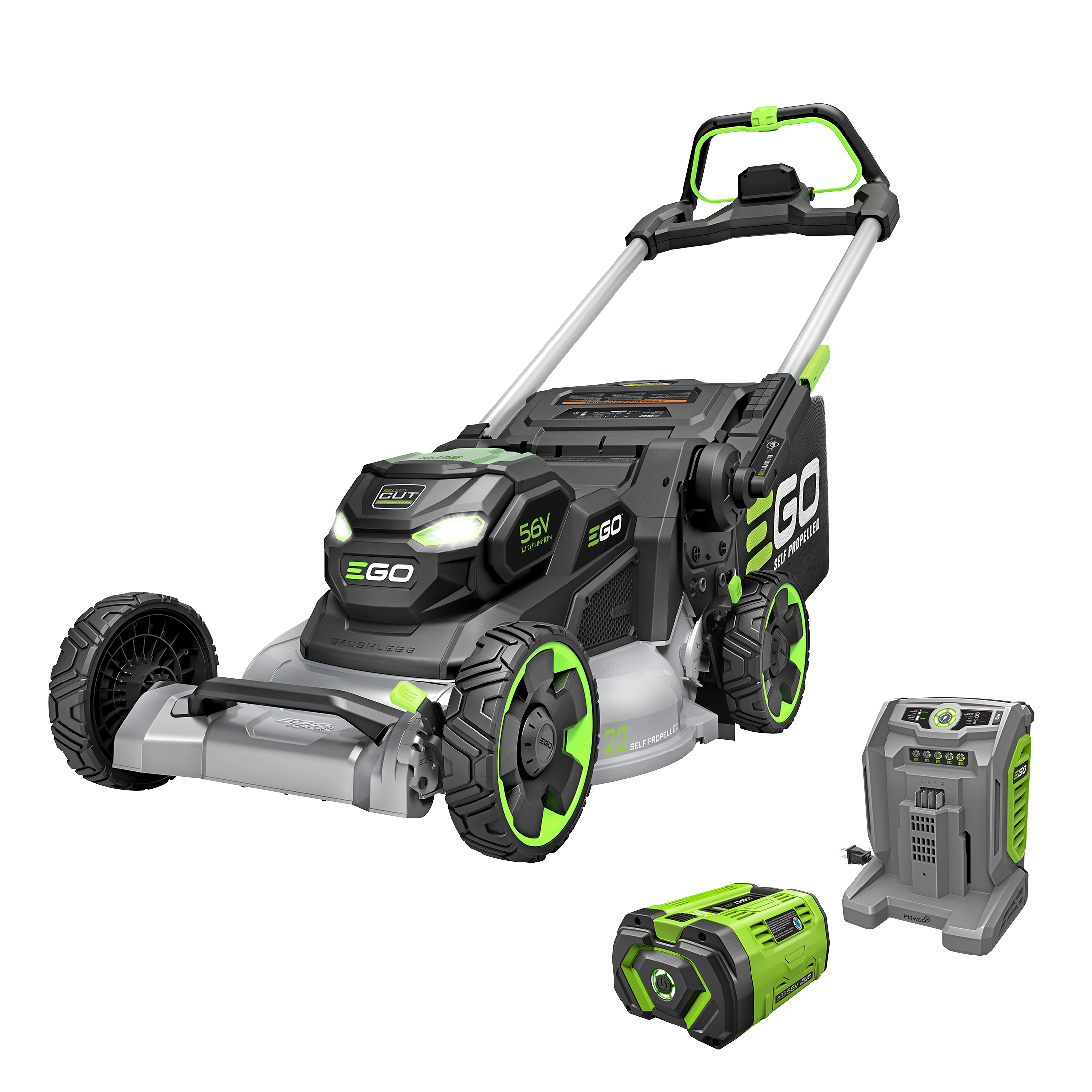 22" Self-Propelled Lawn Mower with Aluminum Deck and Select Cut™
