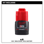 M12™ REDLITHIUM™ CP2.0 Battery Two Pack