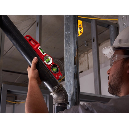 10" Die cast Torpedo Level with 360 Degree Locking Vial