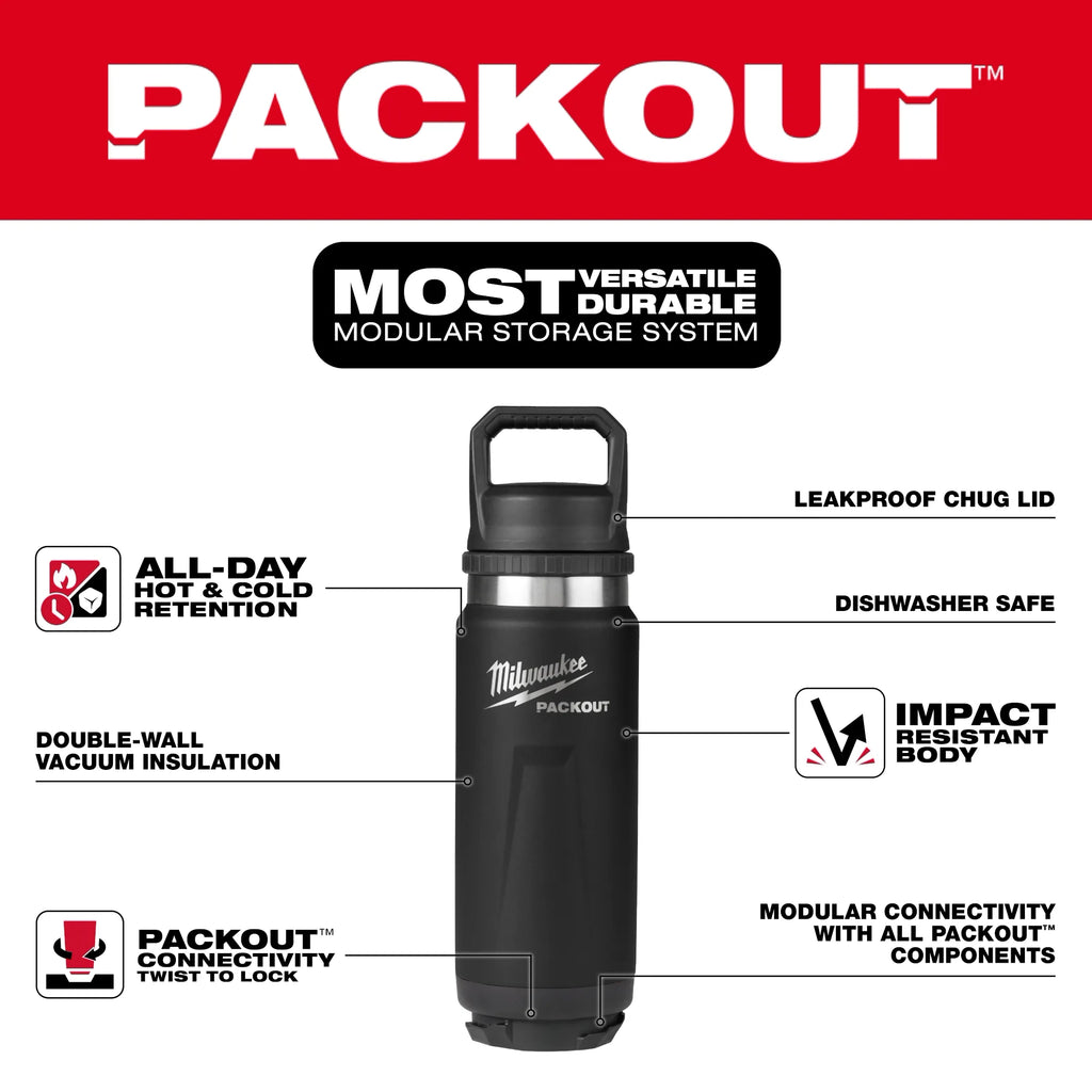 PACKOUT™ Insulated Bottle with Chug Lid