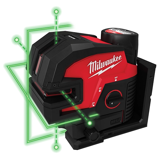 M12™ Green Cross Line & 4-Points Laser
