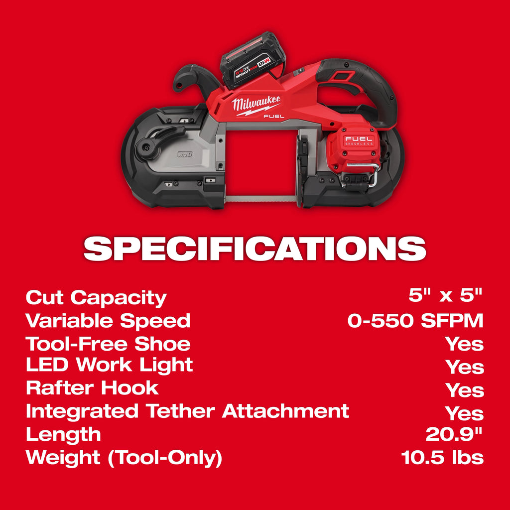 M18 FUEL™ Deep Cut Band Saw