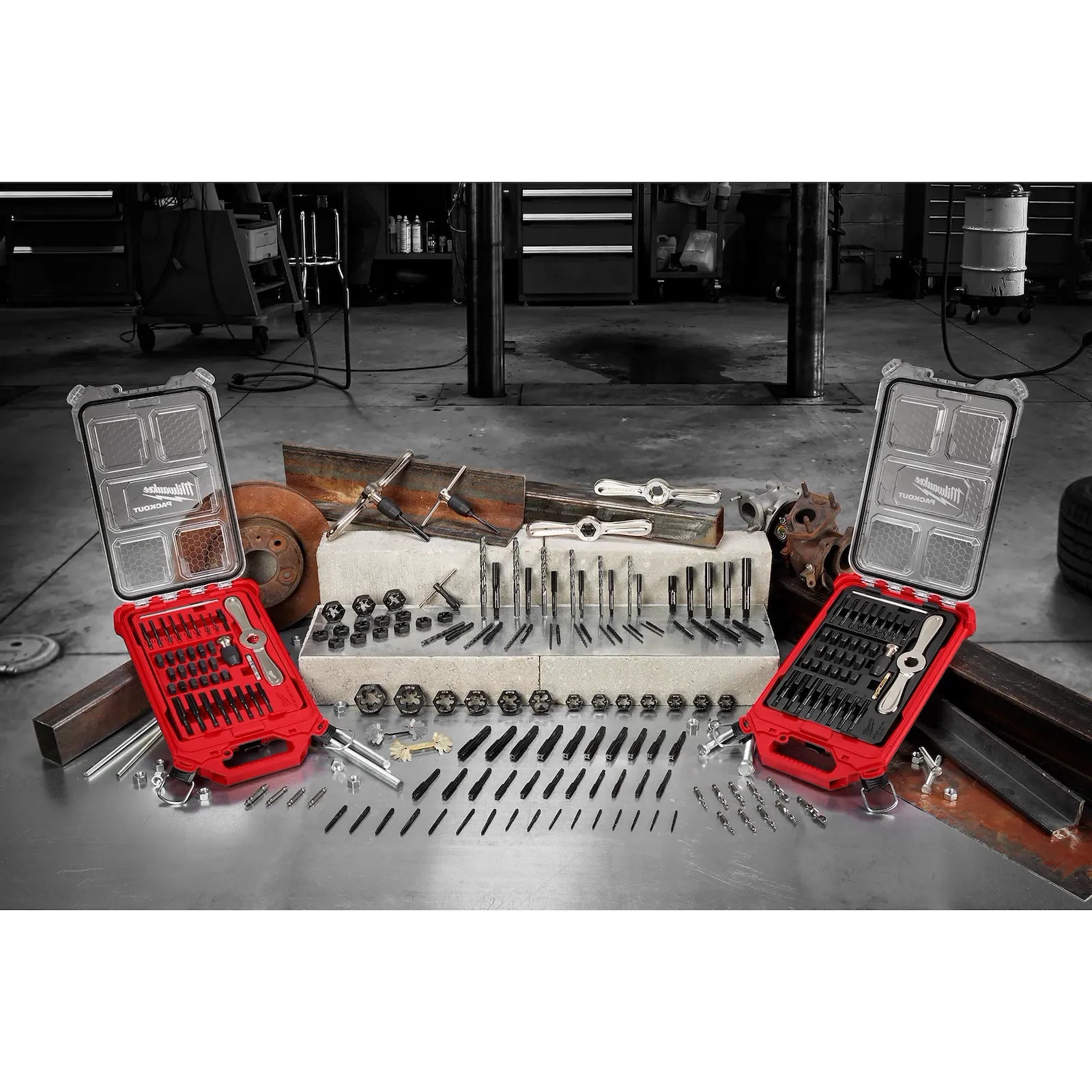 15PC SAE Tap and Die Set with Hex-LOK™ 2-in-1 Handle
