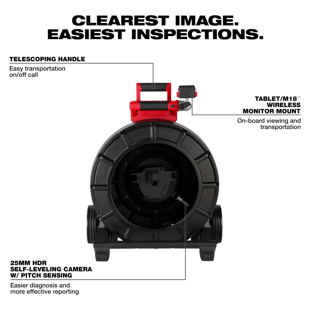 200’ Mid-Stiff Modular Pipeline Inspection Reel
