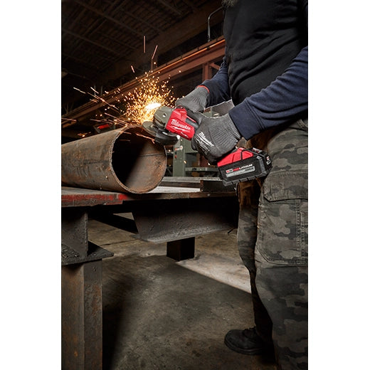 M18 FUEL™ 4-1/2" / 5" Braking Grinder Slide Switch, Lock-On