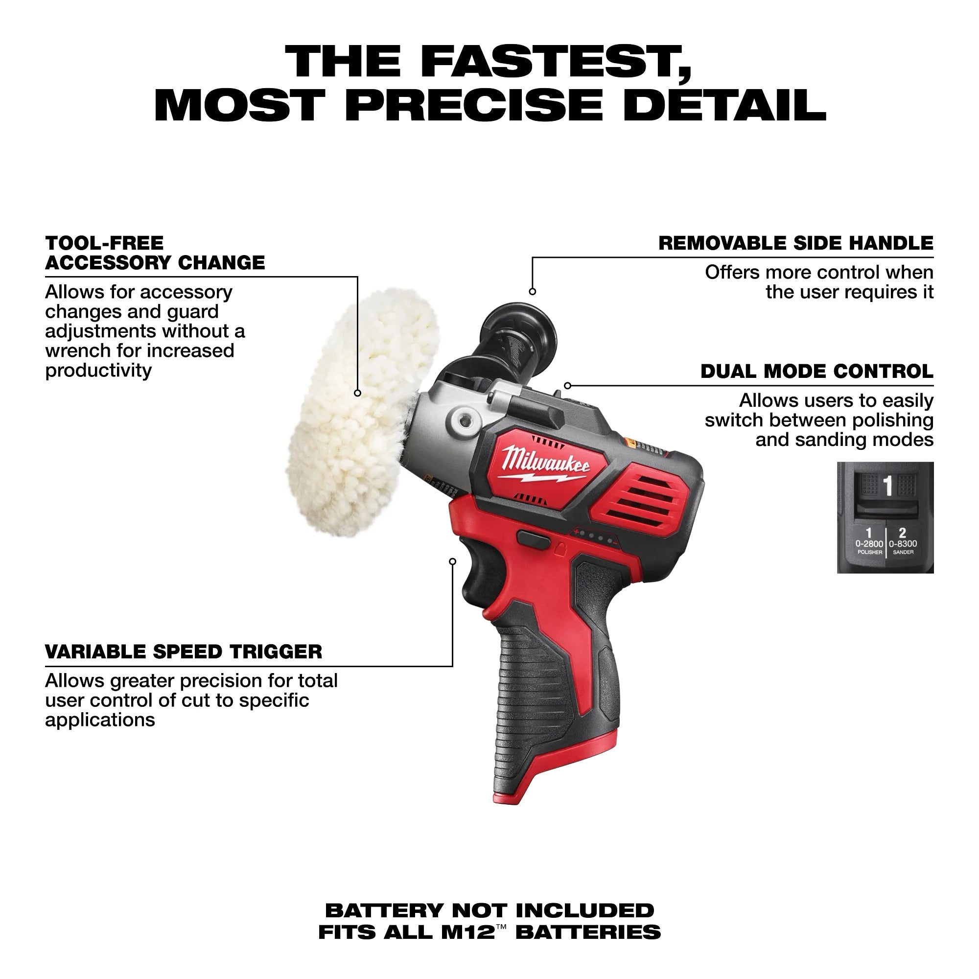 M12™ Variable Speed Polisher/Sander