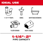 Grease Penetrating Head for 1/4" Chain Snake Cable