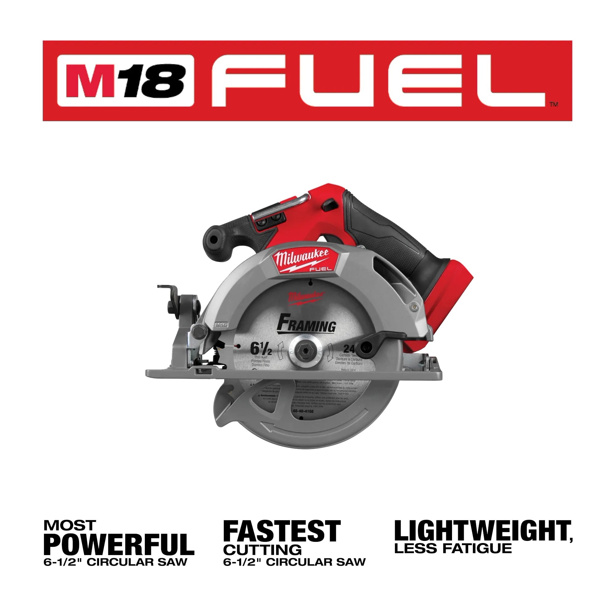 M18 FUEL™ 6-1/2” Circular Saw