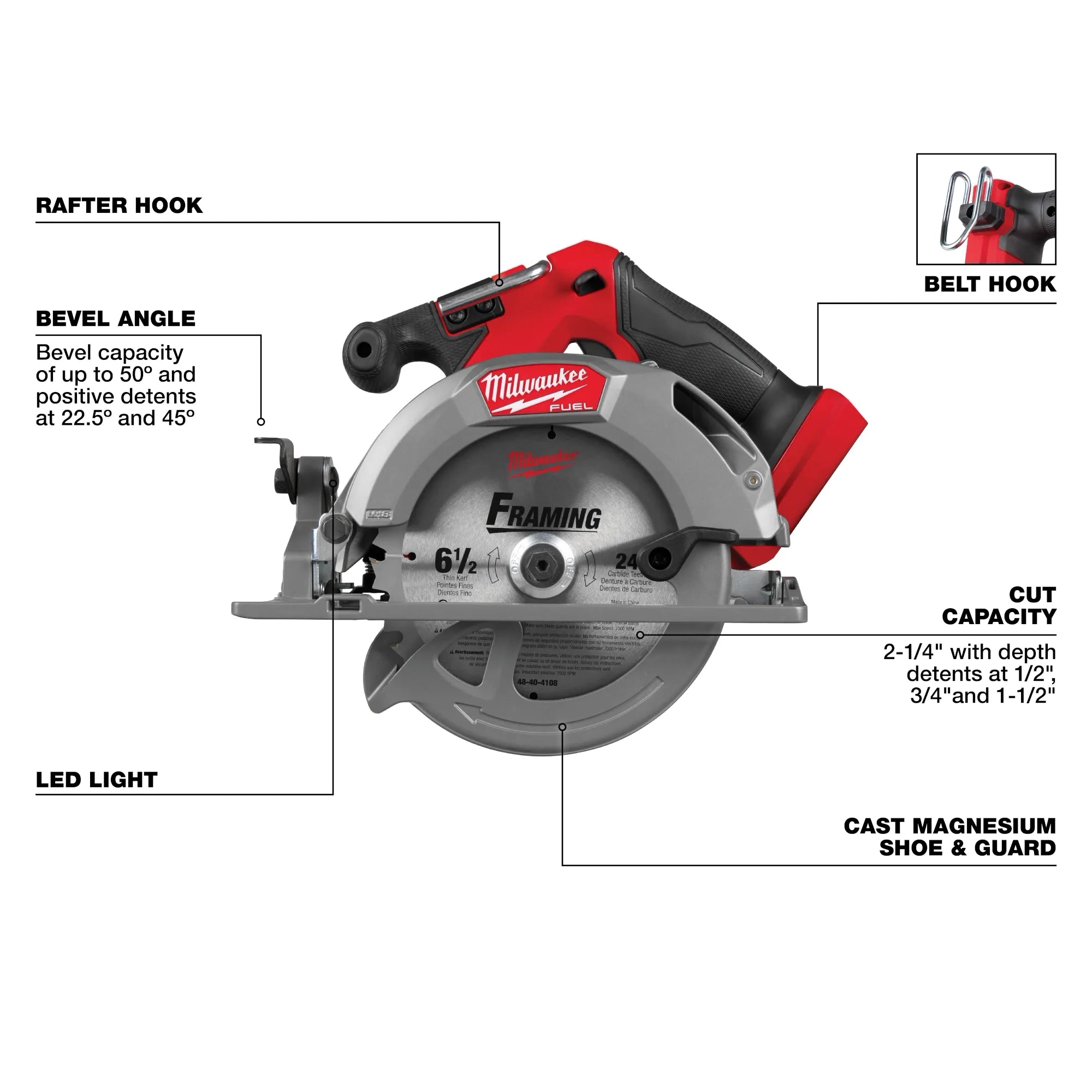 M18 FUEL™ 6-1/2” Circular Saw