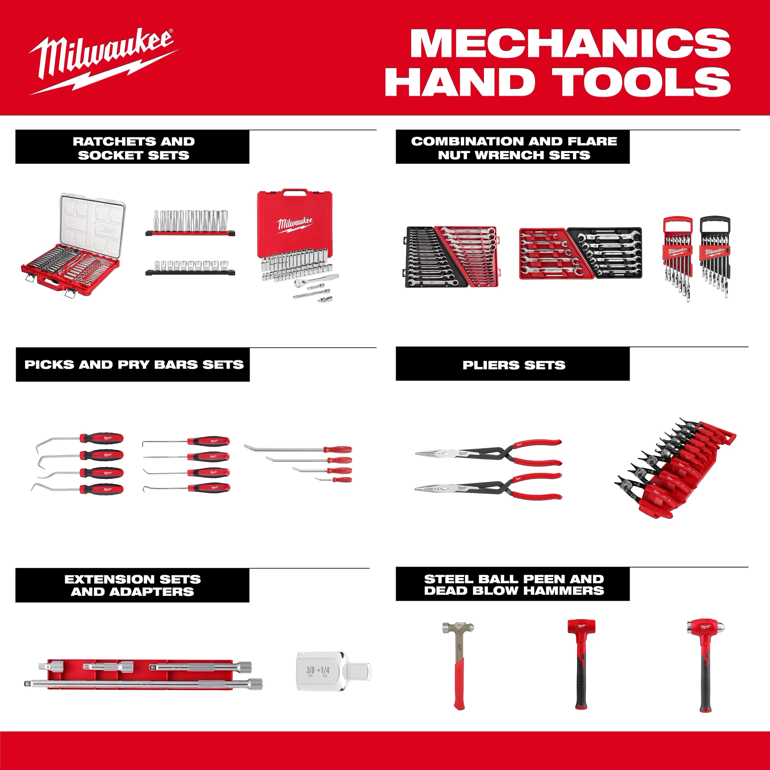 64pc. Hand Tool Set with PACKOUT™ 4 Drawer Tool Box