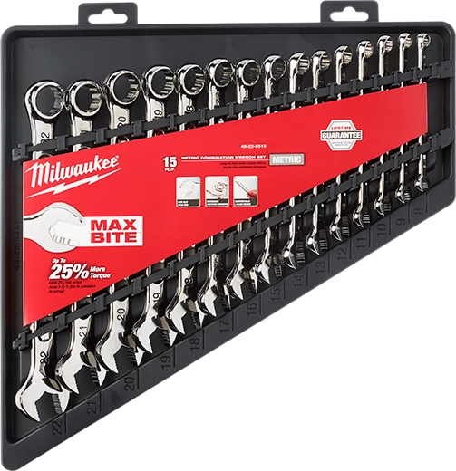 15pc Combination Wrench Set - Metric